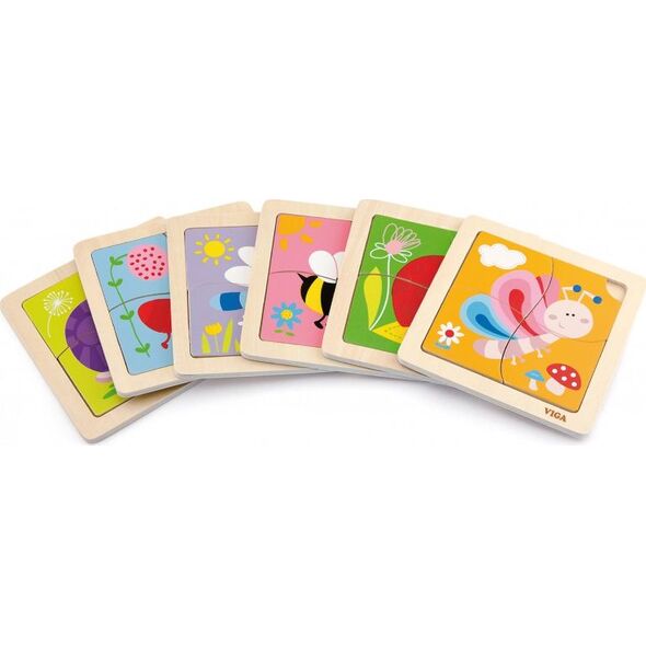 Viga Viga 50144 Puzzle na podkładce - rybka 7079229 6934510501440