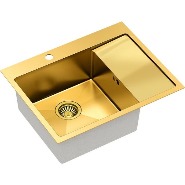 Zlewozmywak Quadron RUSSEL 116 SteelQ PVD złoty 7178252 5903242535949