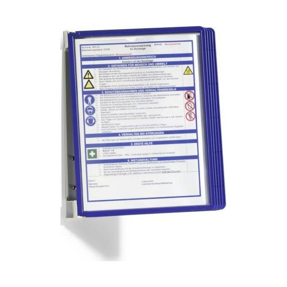 Durable Zestaw 5 paneli informacyjnych na ścianę Vario Durable granatowy 7230737 4005546506494