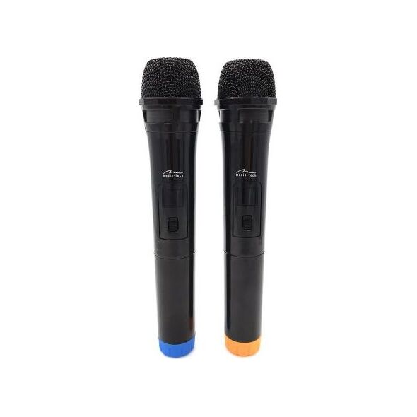 Mikrofon Media-Tech ACCENT PRO - Dwa mikrofony bezprzewodowe z odbiornikiem USB do głośnika z funkcją karaoke 7291467 5906453103952