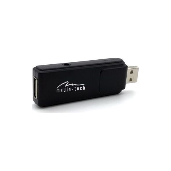 Mikrofon Media-Tech ACCENT PRO - Dwa mikrofony bezprzewodowe z odbiornikiem USB do głośnika z funkcją karaoke 7291467 5906453103952
