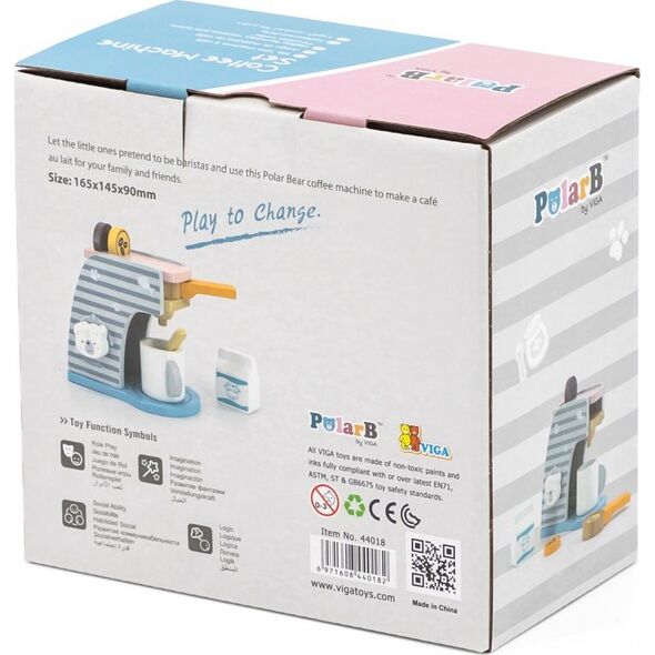 Viga Drewniany Ekspres do kawy Viga Toys 7295084 6971608440182