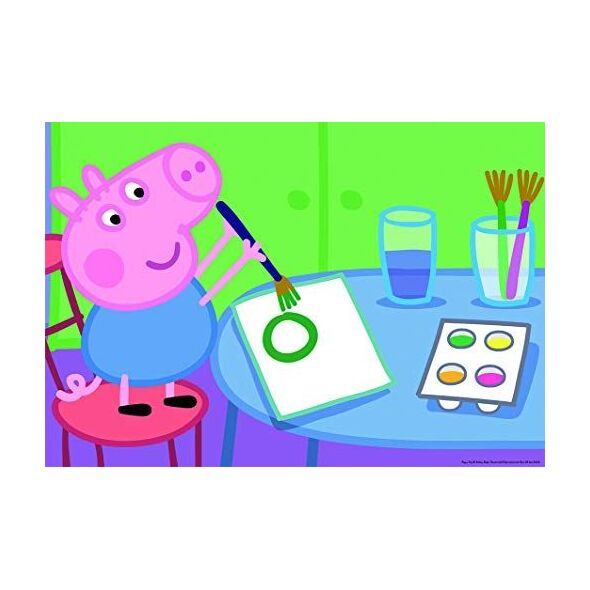 Ravensburger Puzzle dla dzieci Peppa w szkole - 2 x 24 szt. 7335867 4005556090990