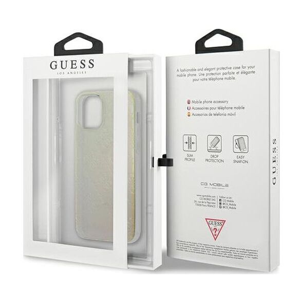 Guess Guess GUHCP12S3D4GIRBL iPhone 12 mini 5,4 opalowy/iridescent hardcase 4G 3D Pattern Collection 7342829 3700740481004