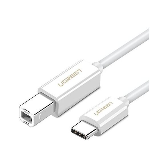 Ugreen Kabel USB C 1 m Biały 7344097 6957303845606