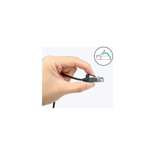 Ugreen Ugreen kabel przewód internetowy sieciowy Ethernet patchcord RJ45 Cat 6A UTP 1000Mbps 1 m czarny (70332) uniwersalny (58914-uniw) - 58914-uniw 7363220 6957303873326