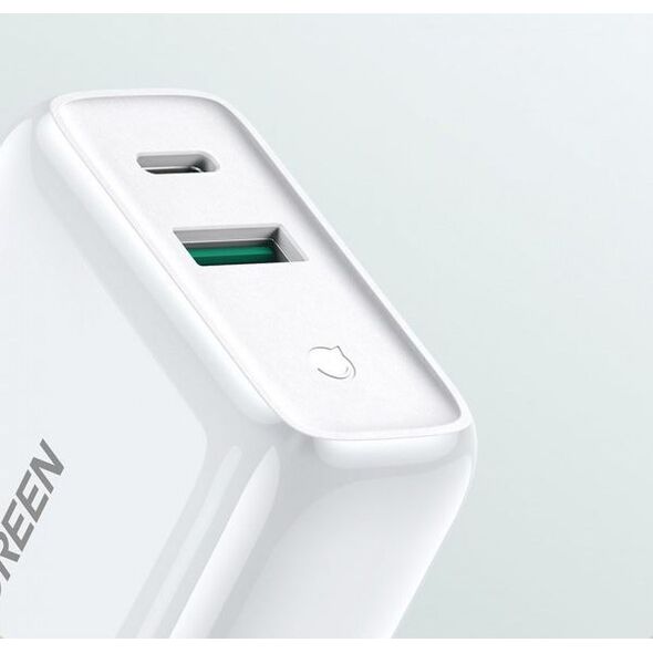 Ładowarka Ugreen 1x USB-A 1x USB-C 3 A (56562) 7363597 6957303864683