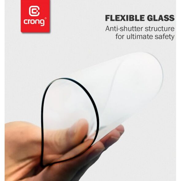 Crong Crong 7D Nano Flexible Glass - Szkło hybrydowe 9H na cały ekran OPPO realme C11 7377770 5907731985765