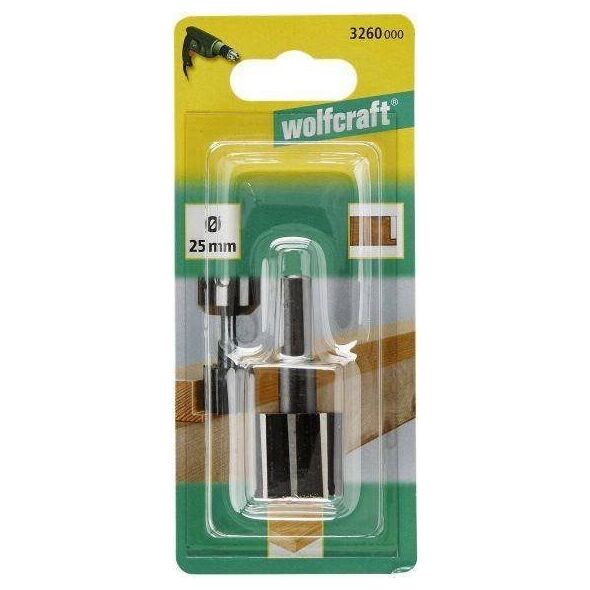 Wolfcraft Frez cylindryczny 25 mm Wolfcraft - WS 7416666 4006885326002