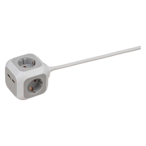 Brennenstuhl przedłużacz biurkowy kostka USB 7422422 3281851501015