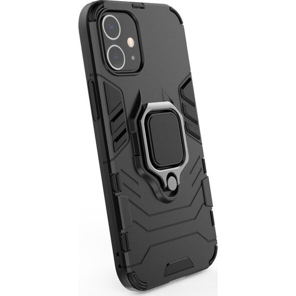 Hurtel Ring Armor pancerne hybrydowe etui pokrowiec + magnetyczny uchwyt iPhone 12 mini niebieski uniwersalny 7428417 9111201914537
