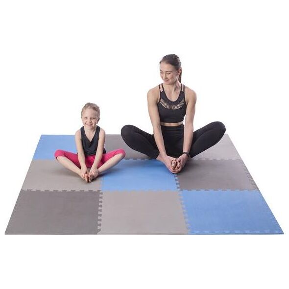 One Fitness Mata ochronna MP10 180 cm x 180 cm x 1 cm wielokolorowa 7444397 5907695592054