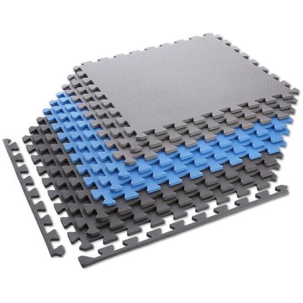 One Fitness Mata ochronna MP10 180 cm x 180 cm x 1 cm wielokolorowa 7444397 5907695592054