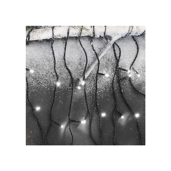 Emos Komplet choinkowy sople XMAS icicle różne tryby 9W 600LED 10m IP44 zimny biały ZY1448 7475580 8592920095737