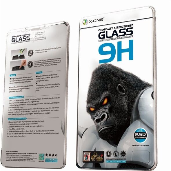 Partner Tele.com Szkło hartowane X-ONE Full Cover Extra Strong - do iPhone 12/12 Pro 6,1 (full glue) czarny 7477936 5903396070655