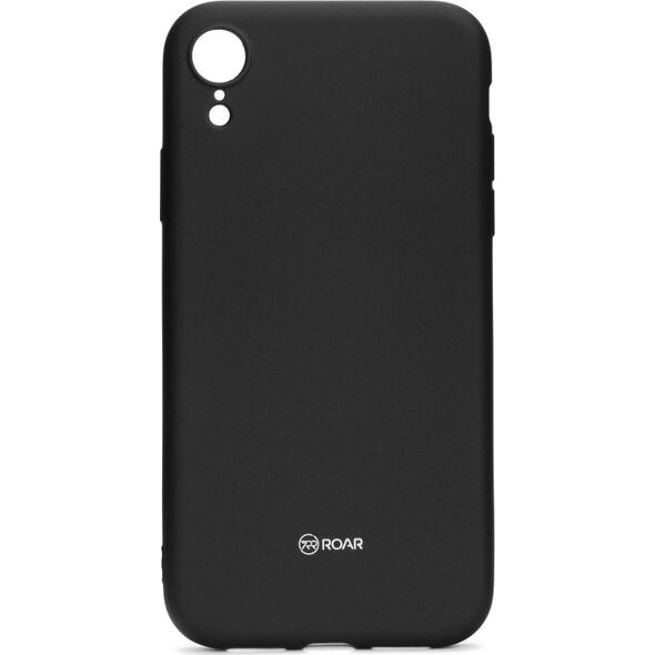 Partner Tele.com Futerał Roar Colorful Jelly Case - do Iphone XR Czarny 7497986 5901737929174