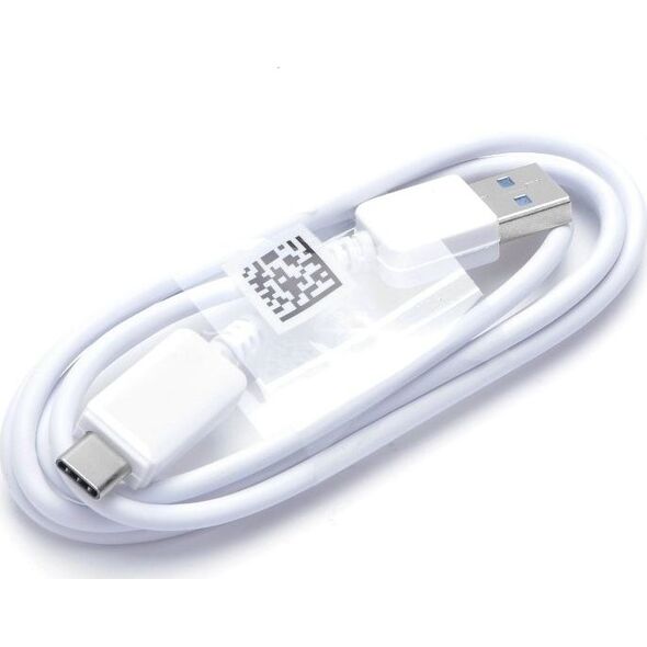 Kabel USB Partner Tele.com USB-A - USB-C 1 m Biały 7499019 5901737845283