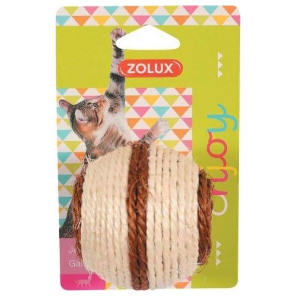Zolux ZOLUX Zabawka dla kota piłka sizal 7514469 3336025807162
