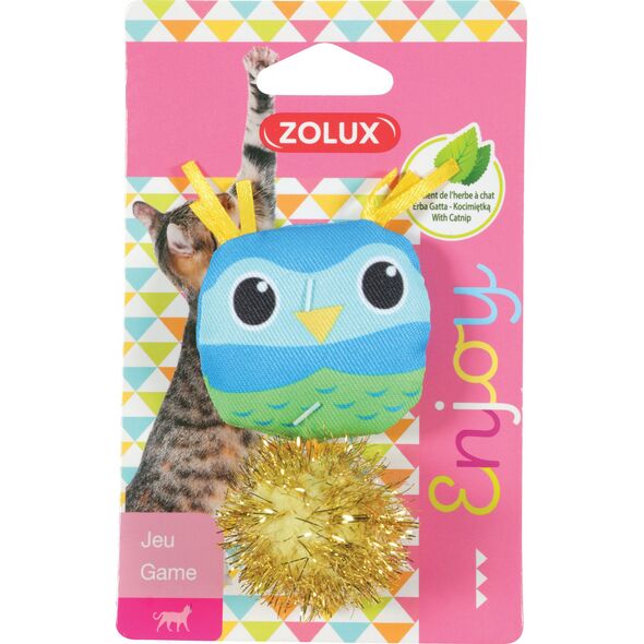 Zolux Zabawka dla kota LOVELY sowa 7514474 3336025807261