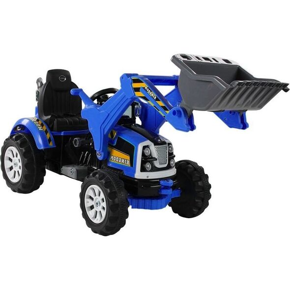 Lean Sport Traktor na akumulator z Łyżką Koparka Niebieski 7527451 5908275995814