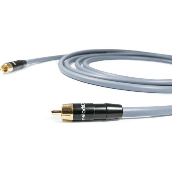 Kabel Melodika RCA (Cinch) - RCA (Cinch) 1m szary 7543336 5907609006714