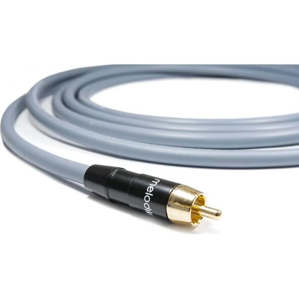 Kabel Melodika RCA (Cinch) - RCA (Cinch) 3m szary 7543340 5907609006806