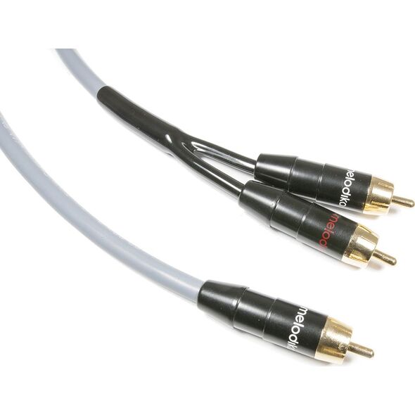 Kabel Melodika RCA (Cinch) - RCA (Cinch) x2 20m szary 7543353 5907609006950