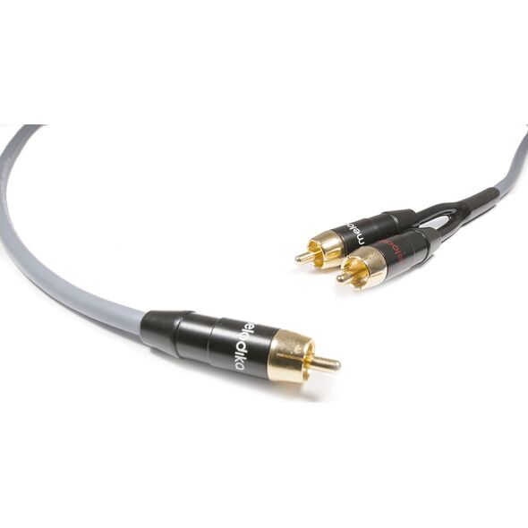 Kabel Melodika RCA (Cinch) - RCA (Cinch) x2 5m szary 7543357 5907609006981