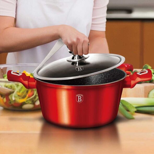 Berlinger Haus GARNEK GRANITOWY 30cm BERLINGER HAUS BH-6192 BURGUNDY 7544149 5999108414138