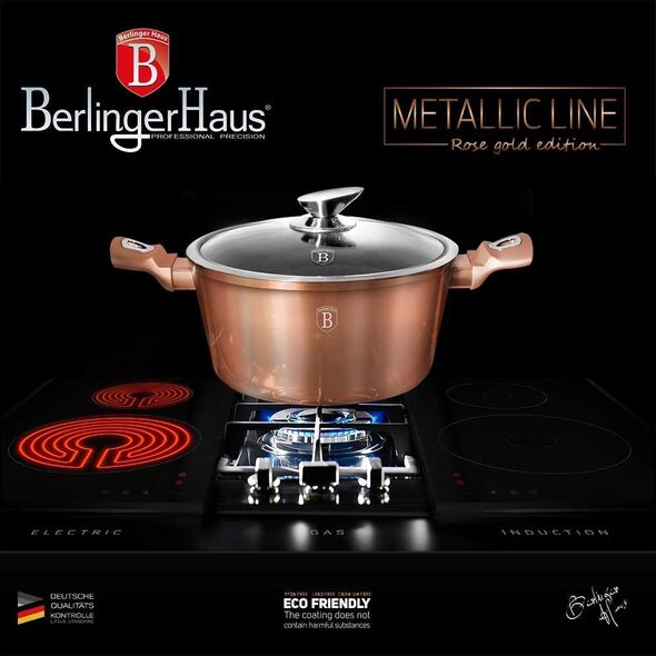 Berlinger Haus GARNEK GRANITOWY 30cm BERLINGER HAUS BH-6194 ROSE GOLD 7544151 5999108414152