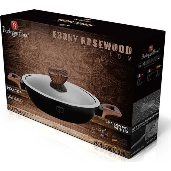 Berlinger Haus GARNEK GRANITOWY BERLINGER 28cm BH-1739 EBONY ROSEWOOD 7544153 5999056784949