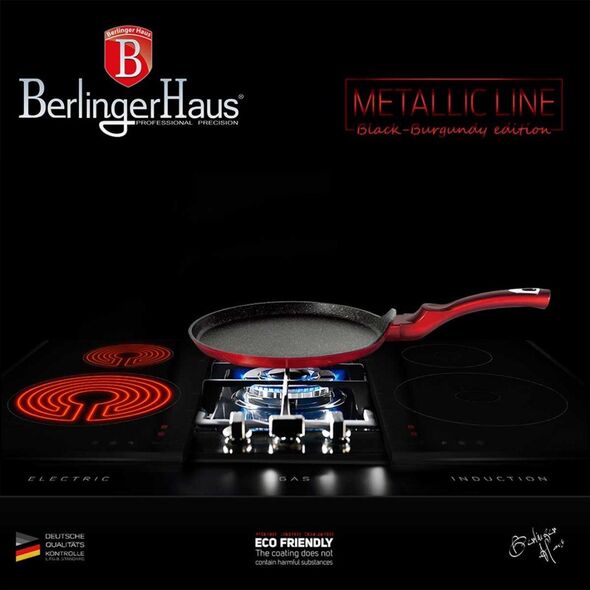 Patelnia Berlinger Haus Metallic Line Burgundy Edition 28cm 7544164 5999108450426