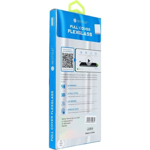 Partner Tele.com Szkło hartowane Flexible Nano Glass 5D Full Glue - do Samsung Galaxy S20FE czarny (Hot Bending) - działający czytnik 7557848 5903396079443