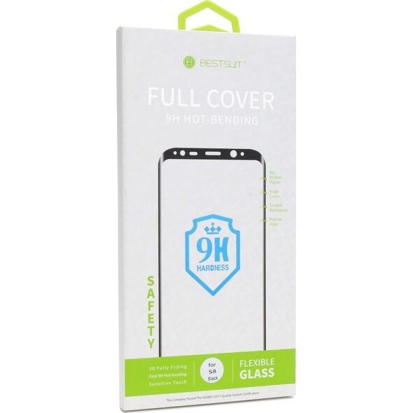 Partner Tele.com Szkło hartowane Flexible Nano Glass 5D Full Glue - do Samsung Galaxy S20+ czarny (Hot Bending) - działający czytnik 7557852 5903396050831