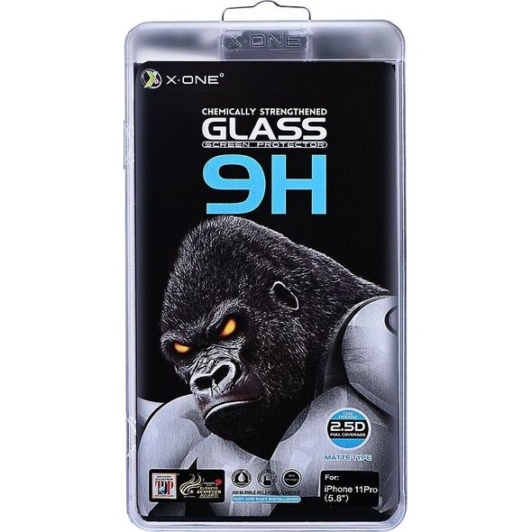 Partner Tele.com Szkło hartowane X-ONE Full Cover Extra Strong Matowe - do iPhone 11 Pro (full glue) czarny 7557858 5903396038570
