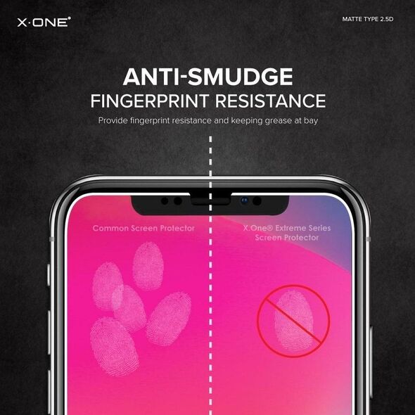 Partner Tele.com Szkło hartowane X-ONE Full Cover Extra Strong Matowe - do iPhone 11 (full glue) czarny 7557864 5903396038563