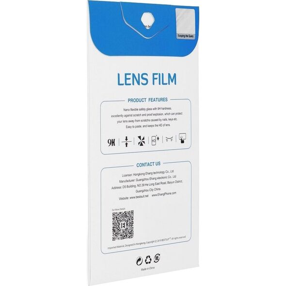 Partner Tele.com Szkło hartowane Flexible Nano Glass na tylny aparat - do iPhone 11 7558073 5903396035968