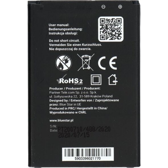 Bateria Partner Tele.com Bateria do LG K8 (2018) 2800 mAh Li-Ion Blue Star PREMIUM 7561711 5903396021770