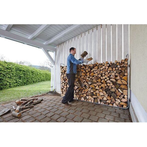 Drewutnia vidaXL towar w Sosnowcu - Akcesoria kominkowe [vidaXL] wolfcraft Stojak na drewno opałowe XXL 5125000 () - Morelenet_7594776 7594776 4006885512504