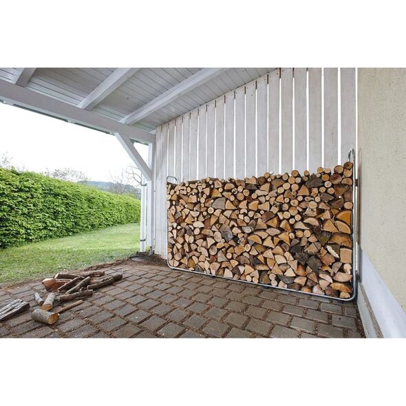 Drewutnia vidaXL towar w Sosnowcu - Akcesoria kominkowe [vidaXL] wolfcraft Stojak na drewno opałowe XXL 5125000 () - Morelenet_7594776 7594776 4006885512504