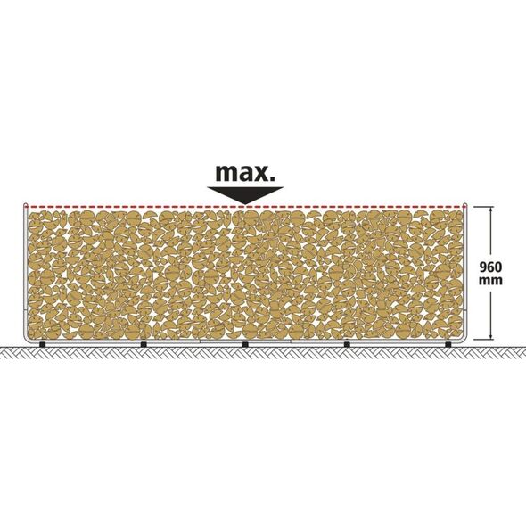 Drewutnia vidaXL towar w Sosnowcu - Akcesoria kominkowe [vidaXL] wolfcraft Stojak na drewno opałowe XXL 5125000 () - Morelenet_7594776 7594776 4006885512504
