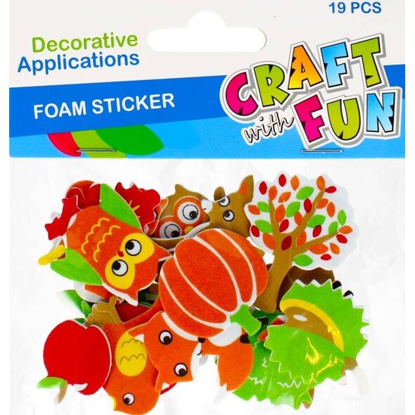 Craft with Fun CF OZDOBA DEK EVA ZWIERZ LAS SPRZYL 19SZT 12/288 7615529 5908275111634