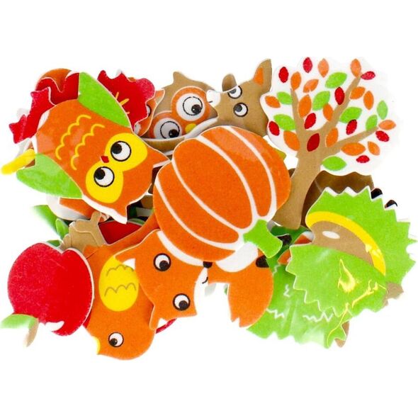 Craft with Fun CF OZDOBA DEK EVA ZWIERZ LAS SPRZYL 19SZT 12/288 7615529 5908275111634