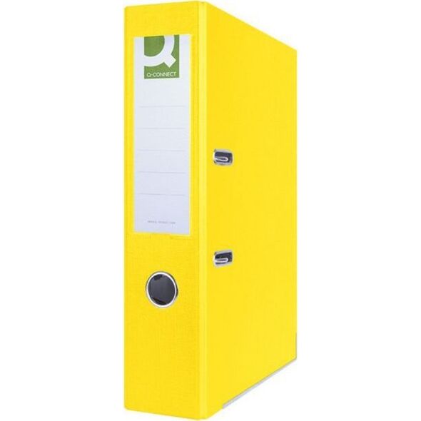 Segregator Q-Connect Hero 2-ringowy A4 75mm żółty (KF15996) 7624657 5705831159969