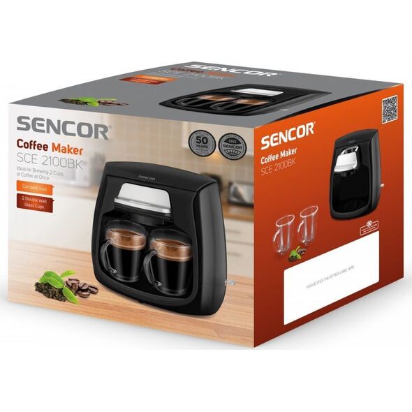 Ekspres przelewowy Sencor SCE 2100BK Czarny 7634706 8590669269518