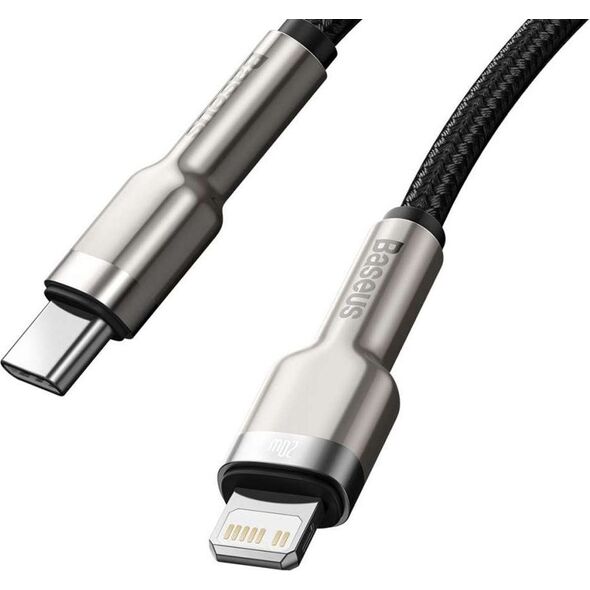 Kabel USB Baseus USB-C - Lightning 1 m Czarny (CATLJK-A01) 7686441 6953156202061