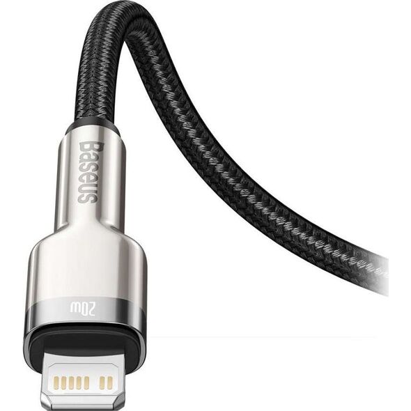 Kabel USB Baseus USB-C - Lightning 1 m Czarny (CATLJK-A01) 7686441 6953156202061