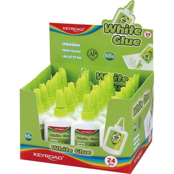 Keyroad Klej Biały Keyroad, 60G, Pakowany Na Displayu 7701488 6954884575311