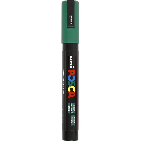 MARKER Z FARBĄ PLAKATOWĄ UNI PC-5M POSCA, ZIELONY 7702670 4902778916148