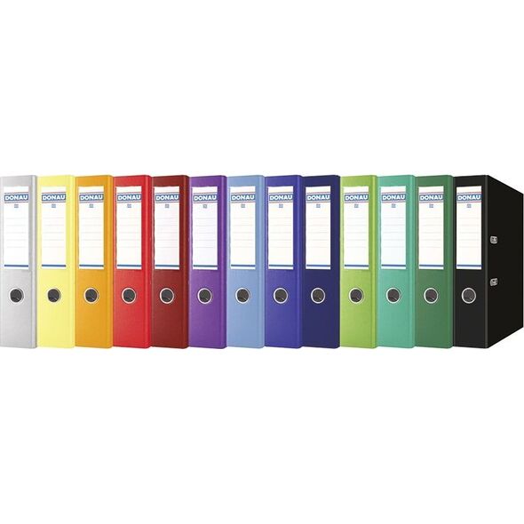 Segregator Donau Premium dźwigniowy A4 75mm niebieski (3975001PL-10) 7702920 5901498029823